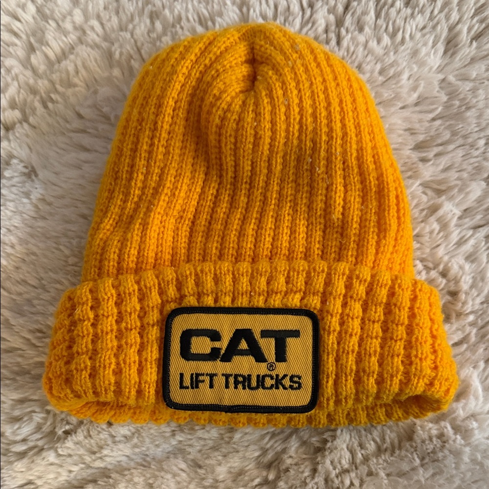 Vintage CAT Caterpillar Lift Trucks beanie